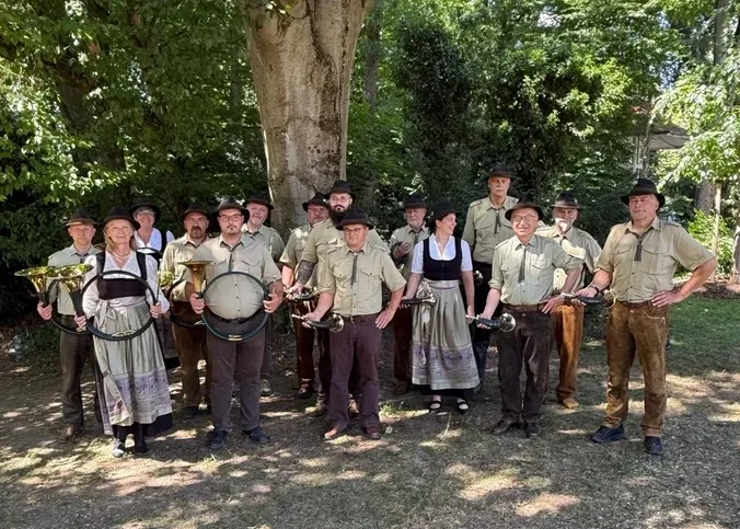 Bläsergruppe beim Gottesdienst